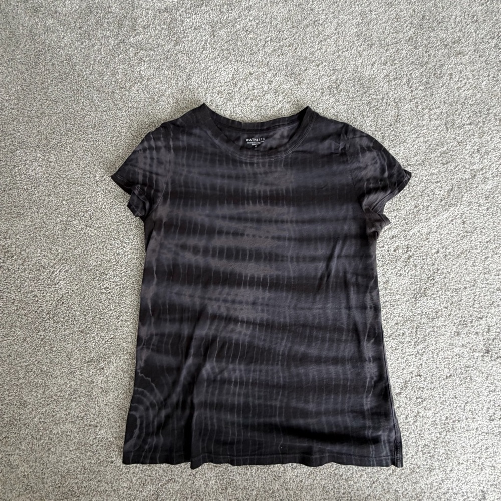 Black Tie-Dye Women's Athleta T Shirt